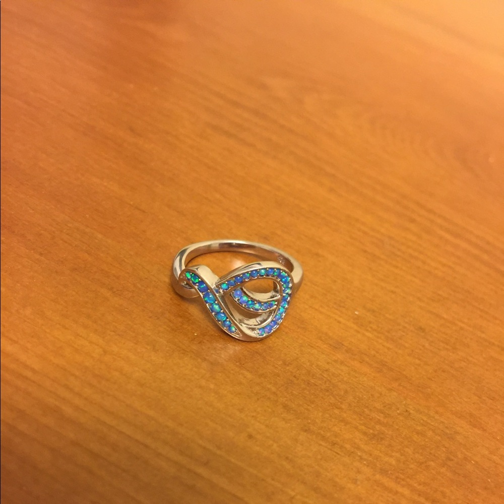 Opal Infinity Ring - Picture 3 of 3